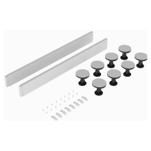Shower Tray Leg Set - White - For 1000mm Square & Rectangular Resin Trays