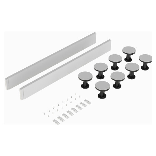 Balterley Shower Tray Leg Set - White - For 1000mm Square & Rectangular Resin Trays