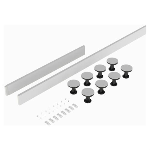 Balterley Shower Tray Leg Set - White - For 1100mm-1200mm Rectangular Resin Trays