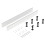 Balterley Shower Tray Leg Set & Plinth Kit - White - 1000mm Panel 1