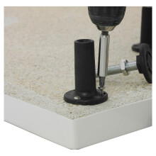 Shower Tray Leg Set & Plinth Kit - White - 1200mm x 900mm Panel