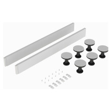 Shower Tray Leg Set - White - For 700mm-900mm Square & Rectangular Resin Trays