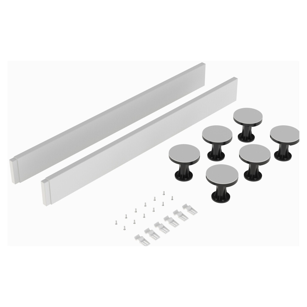 Balterley Shower Tray Leg Set - For 700Mm-900Mm Square & Rectangular Resin Trays White
