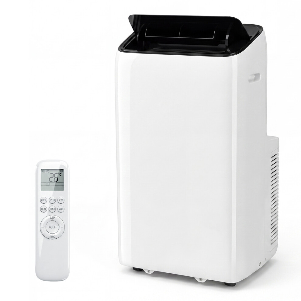 Costway 12000 Btu Portable Air Conditioner With Cool Heat Fan Dry & Sleep Mode