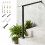 Costway Outdoor Hand Rail 2-Step Angle-Adjustable Metal Stair Railing Kit 1