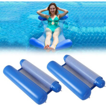 Ensemble de lit de piscine pliant bleu foncé pour adultes et enfants