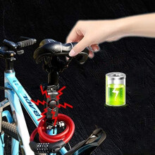 Fahrradalarmanlage mit einstellbarer Fernbedienung und Diebstahlsicherung