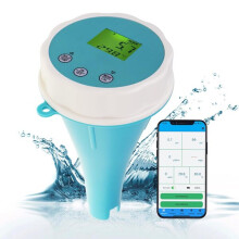 Waterkwaliteitstester 6-in-1, pH- en chloormeter met Bluetooth
