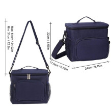 Sac isotherme, sac à lunch de 10 L, sac à lunch isotherme ajustable