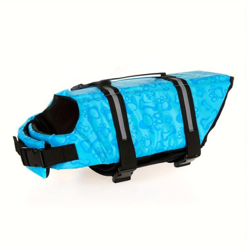 Reddingsvest voor honden met reflectoren.