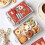 Old Retro Box Metal Storage Box Cake Packaging Box with Lid Candy Cookie Box 4