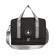 Reisetasche, Nass-/Trockentrennung, schwarz