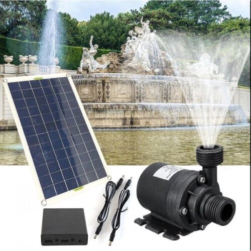 Mini bomba de água solar com motor, 800L/H 50 W.
