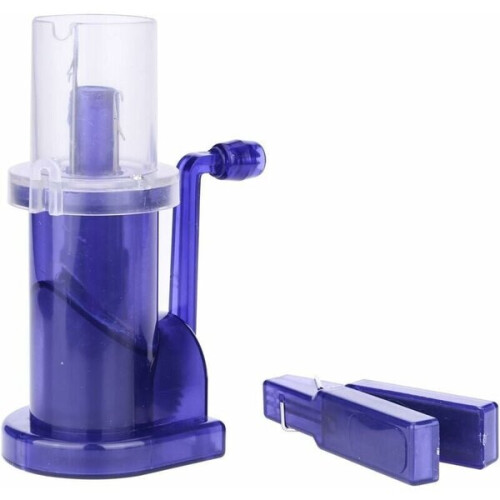 Automatische angstmachine, blauw