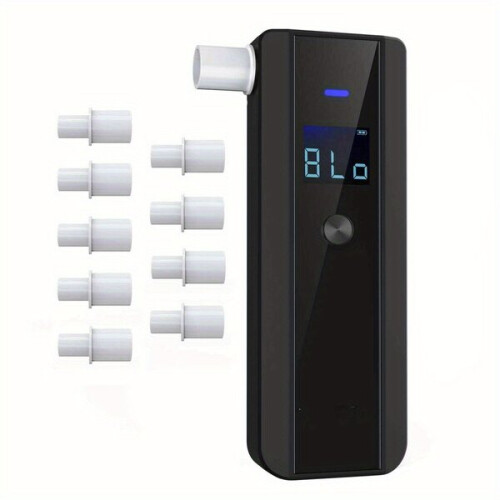 LCD digitale alcoholmeter met 10 tips