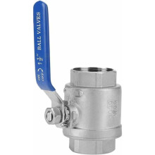 Válvula de bola de 1-1/2" DN40 1000 WOG con rosca de acero inoxidable 304