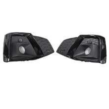 1Pair Front S- Bumper Fog Light Cover 8W6807681T 8W6807682T for A5 S5 B9 20-24 Lower Grille Fog Lamp Vent Bezel