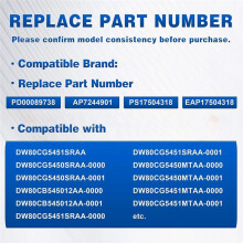DD31-00016B BD15-3C 310V 15W 3000Rpm Cosamatcozon Upgraded Dishwasher Drain Pump for Dishwashers