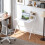 Homcom (White) HOMCOM 81.5 cm Folding Computer Desk for Small Spaces Bedroom 1