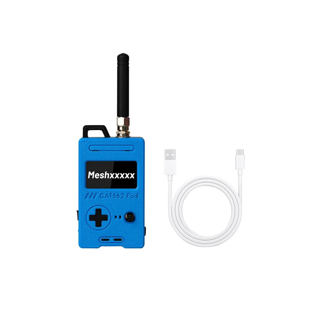 Gat562 30S Pod Meshtastic Lora Nrf52840 Sx1262 L76k Gps 30Dbm Lora Radio Meshcore Node+2000Mah Battery + Case 433Mhz 4712970573618