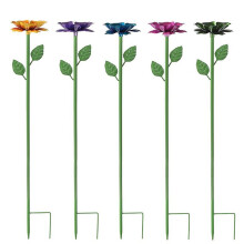 5-Pack Metal Flower Bee Feeder Watering Station Layered Petal Garden Butterfly