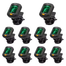 IRIN 10pcs T-500 Digital Clip- Tuner 360 Rotatable Highly Sensitive for Guitar Ukulele Bass Violin Cello