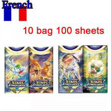(FR 10 bag STARS) % *# French Pokmon TCG: Ecarlet & Violet Etsncelles Astral Radiance Obsidian Flames Booster Box Pokemon Cards Game 36 Pack Box