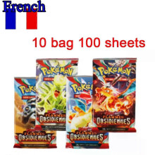 (FR 10 bag FLAMMES) % *# French Pokmon TCG: Ecarlet & Violet Etsncelles Astral Radiance Obsidian Flames Booster Box Pokemon Cards Game 36 Pack Box