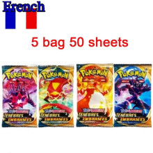 (FR 5 bag D) % *# French Pokmon TCG: Ecarlet & Violet Etsncelles Astral Radiance Obsidian Flames Booster Box Pokemon Cards Game 36 Pack Box