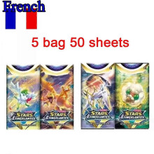 (FR 5 bag STARS) % *# French Pokmon TCG: Ecarlet & Violet Etsncelles Astral Radiance Obsidian Flames Booster Box Pokemon Cards Game 36 Pack Box