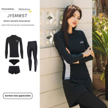 (Women 4pcs,XL)Long Sleeved Swimsuits Couples Diving Suits Men And Women Swimsuit Sport Outdoor