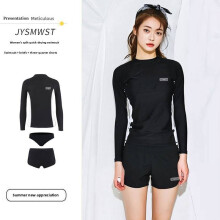 (Women 3pcs,L)Long Sleeved Swimsuits Couples Diving Suits Men And Women Swimsuit Sport Outdoor