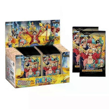 (20packsperboxE) One Piece Collections Rare Cards Box Booster Pack Anime Luffy Zoro Nami Chopper TCG Game Collectibles Card Child Birthday Gift