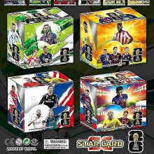 288 Pcs Football Cards Stars Flash Cards Collection 3d Football C Packaging Box Random