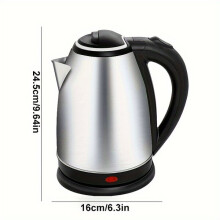 Bouilloire électrique PANCERKA 1,8 L - Acier inoxydable