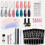 Kit completo para decoración de uñas con lámpara UV 1