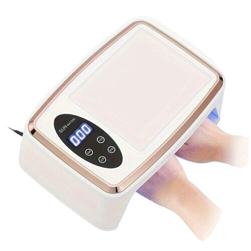 Lámpara compacta para secar uñas.