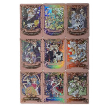 Cardcaptor Sakura Flash Card Colorful Gauze Process Cover Painting Diy Anime Peripheral Game Collection Card Gifts for Friends