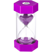 Hourglass sand timer 60 minutes: plastic hourglass