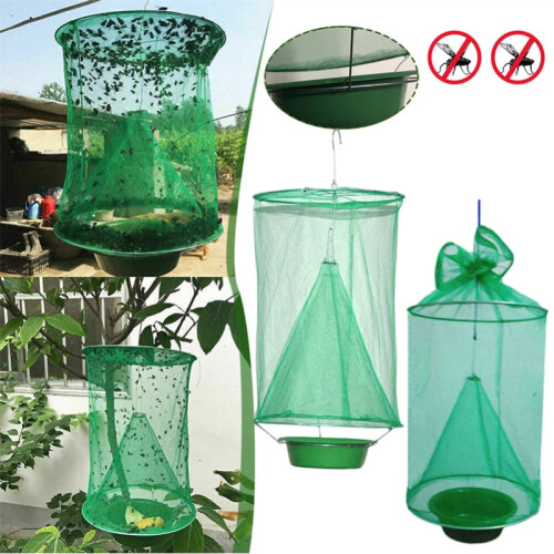 (Flat)Fly Bag Trap Catcher Insect Killer Bug Wasp Flies Pest Control Trapper Insect 1