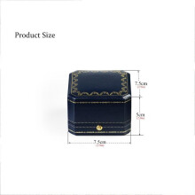 1pc engagement ring box jewelry gift box octagonal ring