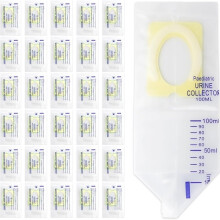 30 St Pediatric Urinpåse Samlare Klar Urinfångare Pouch 100ml Spill Proof Spädbarns Urinsamlingspåsar