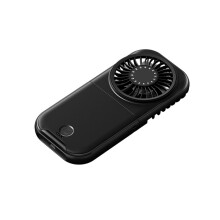 X30 USB Small Fan Outdoor Portable Handheld Fan Ultra-Quiet Slim Folding Desktop Fan Black