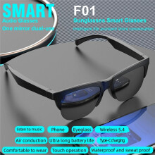 5.4 Sonnenbrille, Sportkopfhörer HIFI, Schwarze Technologie für Männer und Frauen