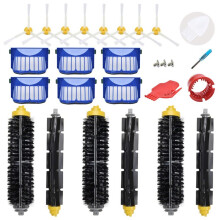 Kit de Peças de Substituição para 675 645 655 671 677 Robótica, 6 Filtros, 8 Escovas Laterais, Escova de Cerdas e Escova Batedora