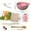 8-delige matcha theeset, roze. 1