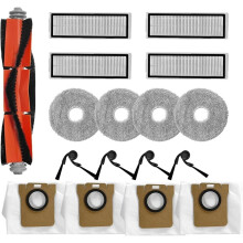 Ersatzteile für Saugroboter 5/5 Pro Zubehörset Hauptbürste Seitenbürsten HEPA-Filter Wischpads Staubbeutel