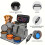 5-piece pet travel backpack with zipper 1