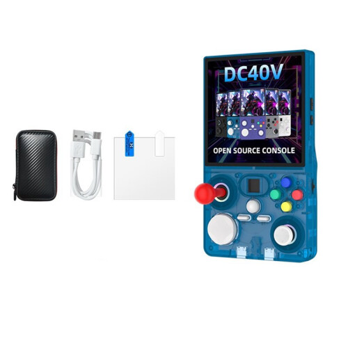 DC40V Retro Handheld Game Console 4.0inch IPS Scherm Ondersteunt 30+ Emulators Open Source Linux WiFi GamePad 128G A