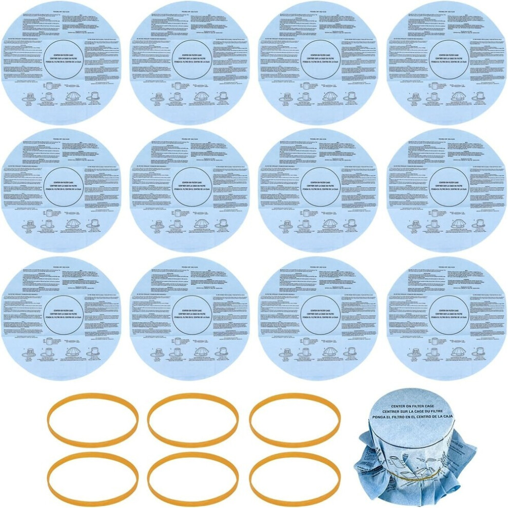 90107 Dry Disc Vacuum Filters For Most 5 Gallon And Larger Branded Wet/Dry Vacuum Cleaners 4711358851171
